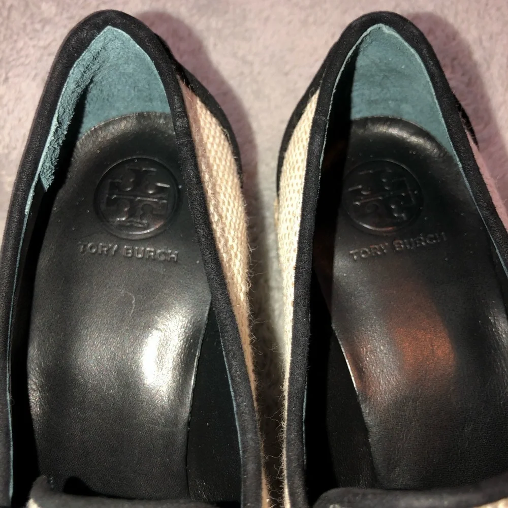 NWOT TORY BURCH Fawn Canvas Oxford Shoes Sz 6.5